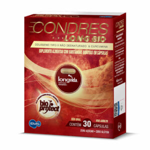 Condres Long Bio Colágeno Tipo 2 & Curcumina 30 Cápsulas