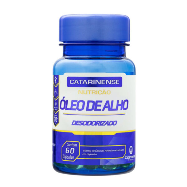 Óleo De Alho Catarinense Nutrição Desodorizado 60 Cápsulas