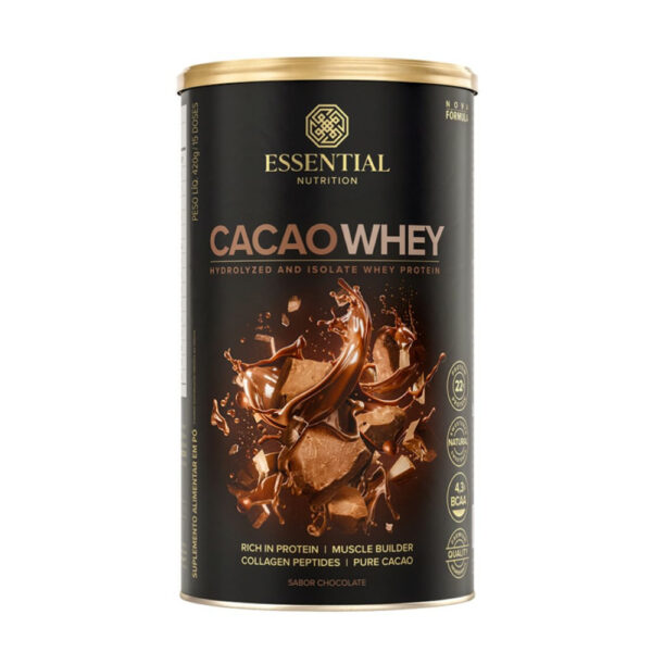 Cacao Whey Essential Sabor Chocolate 420g