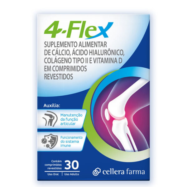 Suplemento Alimentar Cellera 4 Flex 30 Comprimidos