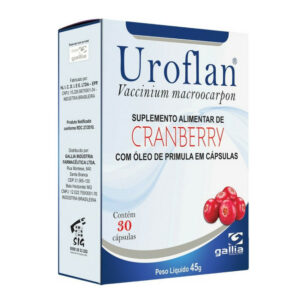 Suplemento Alimentar Gallia Uroflan Cranberry 30 Cápsulas