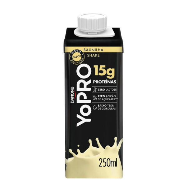 Bebida Láctea Danone Yopro 15g Proteínas Baunilha 250ml