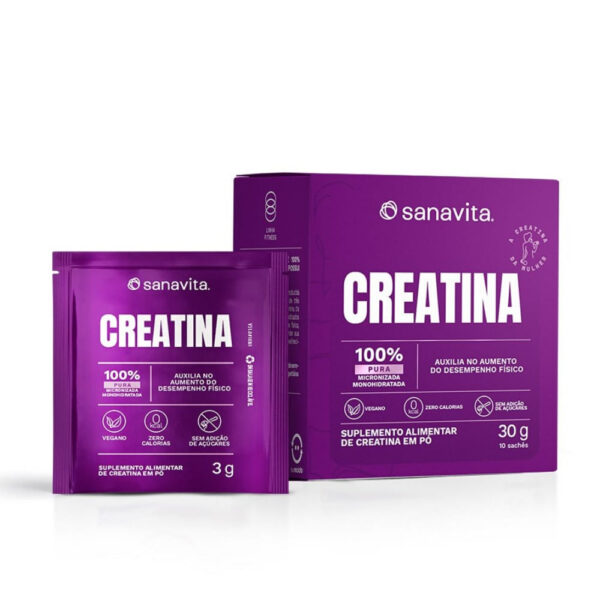 Creatina Sanavita Neutro 10 Sachês