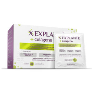 Suplemento Alimentar Explanté + Colágeno 30 Sachês de 12g Cada