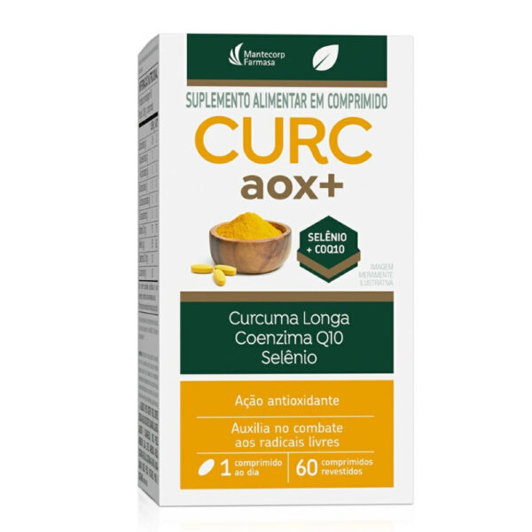 Suplemento Alimentar Mantecorp Curc AOX+ 60 Comprimidos
