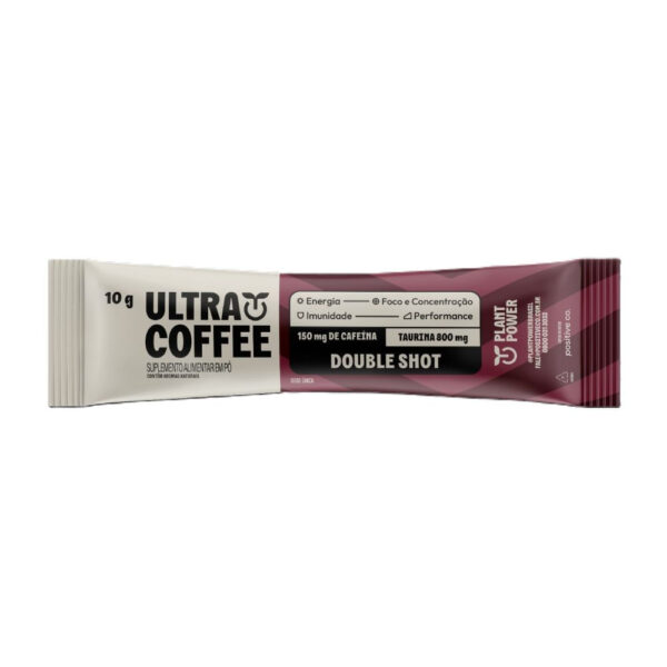 Suplemento Alimentar Ultracoffee Plant Power Double Shot 10g