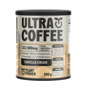 Suplemento Alimentar Ultracoffee Plant Power Vanilla Cream 220g