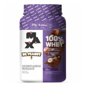 Suplemento Alimentar Max Titanium DR. Peanut 100% Whey Avelã 900g