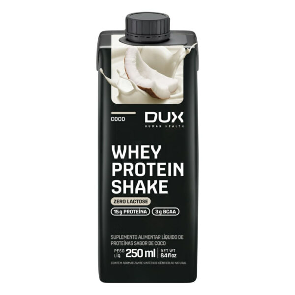 Suplemento Alimentar Dux Whey Protein Shake Coco 250ml
