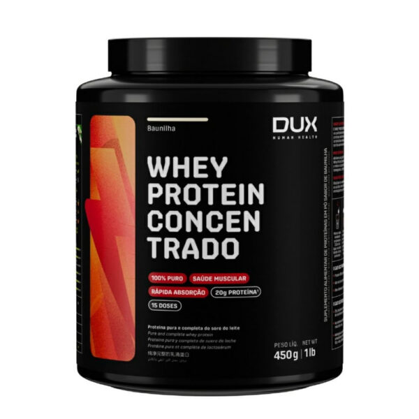 Whey Protein Concentrado Dux Baunilha 450g