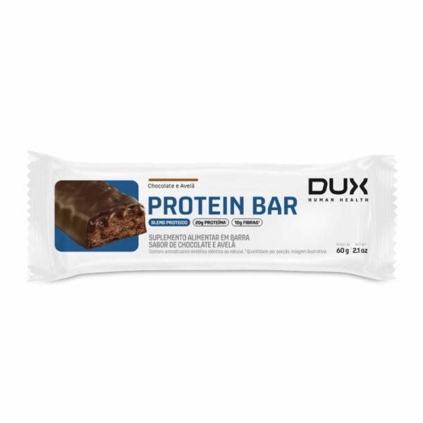 Protein Bar Dux 20g Proteína Chocolate e Avelã 60g