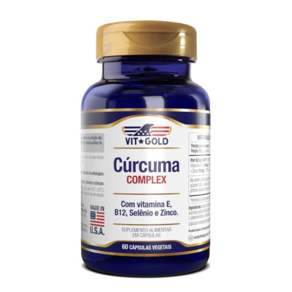 Cúrcuma Complex Vitgold 60 Cápsulas Vegetais