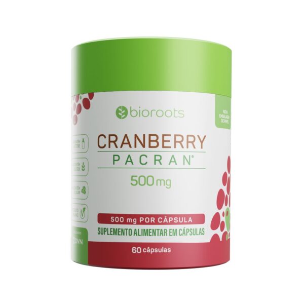 Cranberry 500Mg Bioroots 60 Cápsulas