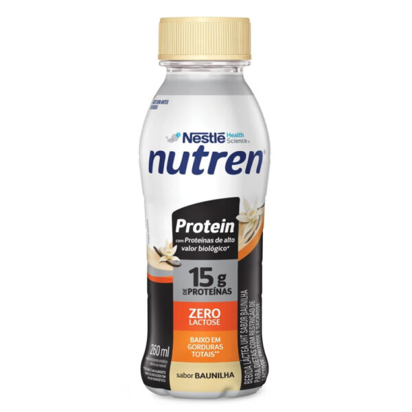 Bebida Láctea Nestlé Nutren Protein 15g de Proteínas Baunilha 260ml