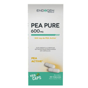 Suplemento Alimentar Endogen PEA Pura 600mg 60 Cápsulas