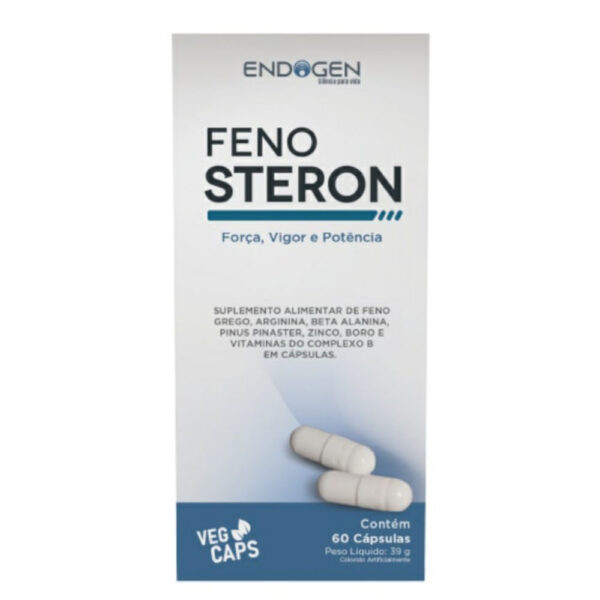 Suplemento Alimentar Endogen Feno Steron 60 Cápsulas