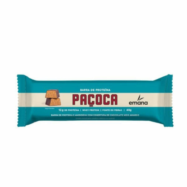 Barra de Proteína Emana Paçoca 40g