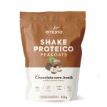 Shake Proteico Pea & Oats Emana Sabor Chocolate com Avelã 450g