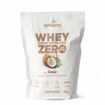 Whey Concentrada Zero Lactose Emana Sabor Coco 450g