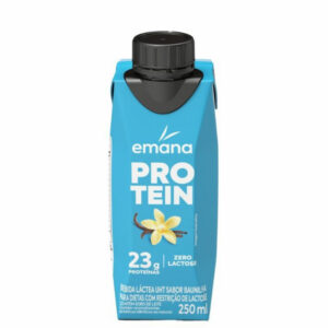 Bebida Láctea Emana Protein Zero Lactose Sabor Baunilha 250ml