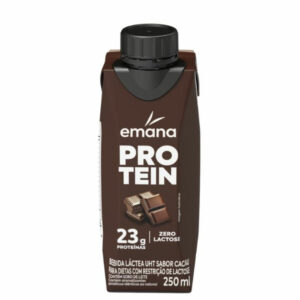 Bebida Láctea Emana Protein Zero Lactose Sabor Cacau 250ml