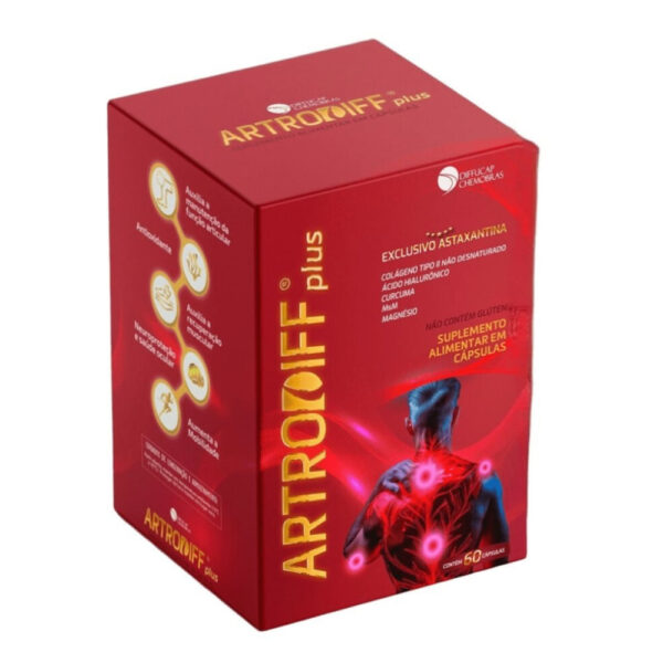 Suplemento Alimentar Artrodiff Plus 60 Cápsulas