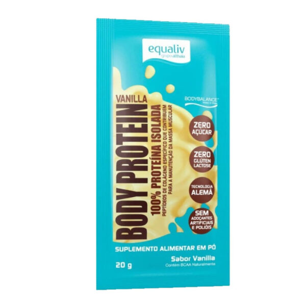 Suplemento Proteico Equaliv Body Protein Sachê Sabor Vanilla 20g