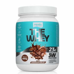Suplemento Alimentar Em Pó Equaliv The Whey Sabor Chocolate Belga 480g