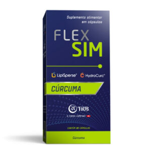 Suplemento Alimentar FlexSim Cúrcuma 30 Cápsulas