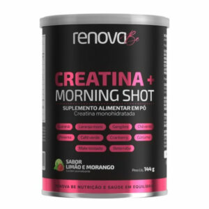 Suplemento Alimentar Renova Be Creatina + Morning Shot Sabor Limão e Morango 144g