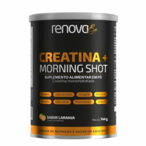 Suplemento Alimentar Renova Be Creatina + Morning Shot Sabor Laranja 144g