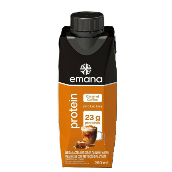 Bebida Láctea Emana Protein Sabor Caramel Coffee 250ml
