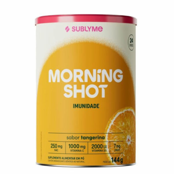 Morning Shot Sublyme Imunidade Sabor Tangerina 144g