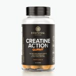 Suplemento Alimentar em Gomas Creatine Action Sabor Laranja Essential Nutrition 60 gomas