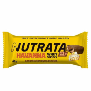 Barra de Proteína Nutrata Havanna Whey Grego Banoffee com Doce de Leite 40g