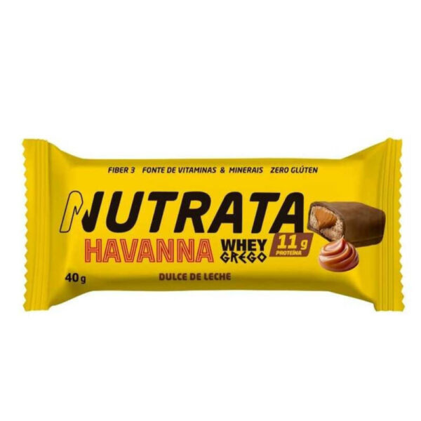 Barra de Proteína Nutrata Havanna Whey Grego Doce de Leite 40g