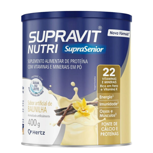 Suplemento Alimentar Hertz Supravit Nutri SupraSenior Baunilha 400g