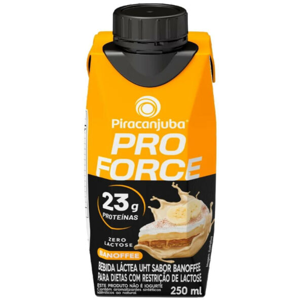 Bebida Láctea Piracanjuba Pro Force Zero Lactose Banoffee 23g – 250ml