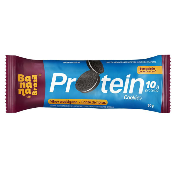 Barra de Proteínas Banana Brasil Sabor Cookies 30g