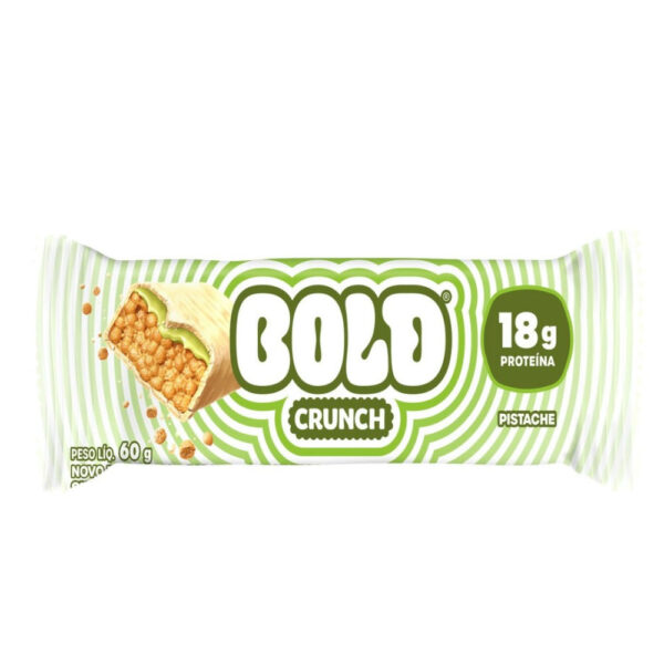 Barra de Proteínas Bold Crunch Sabor Pistache 60g