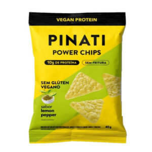 Biscoito Pinati Power Chips Lemon Pepper 40g