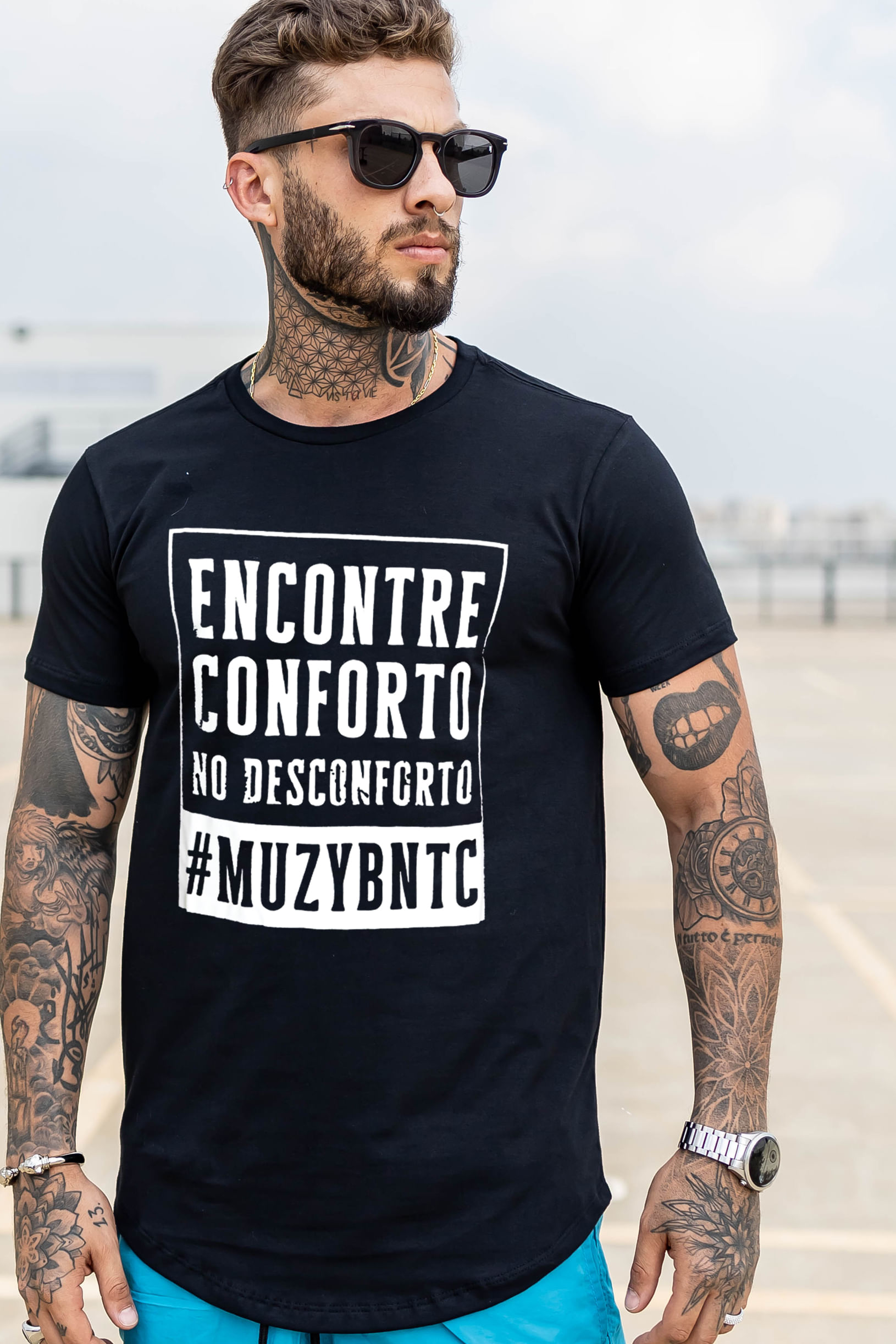 Camiseta Conforto no Desconforto Preta – XG