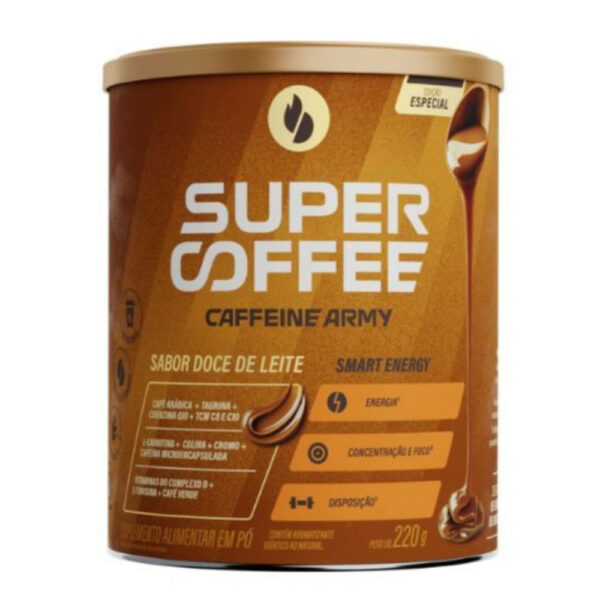 Café Em Pó Caffeine Army Supercoffee Doce de Leite 220g