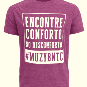 Camiseta Conforto no Desconforto Mescla Bordo GG