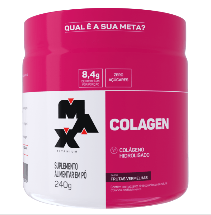 Collagen 240g Frutas Vermelhas