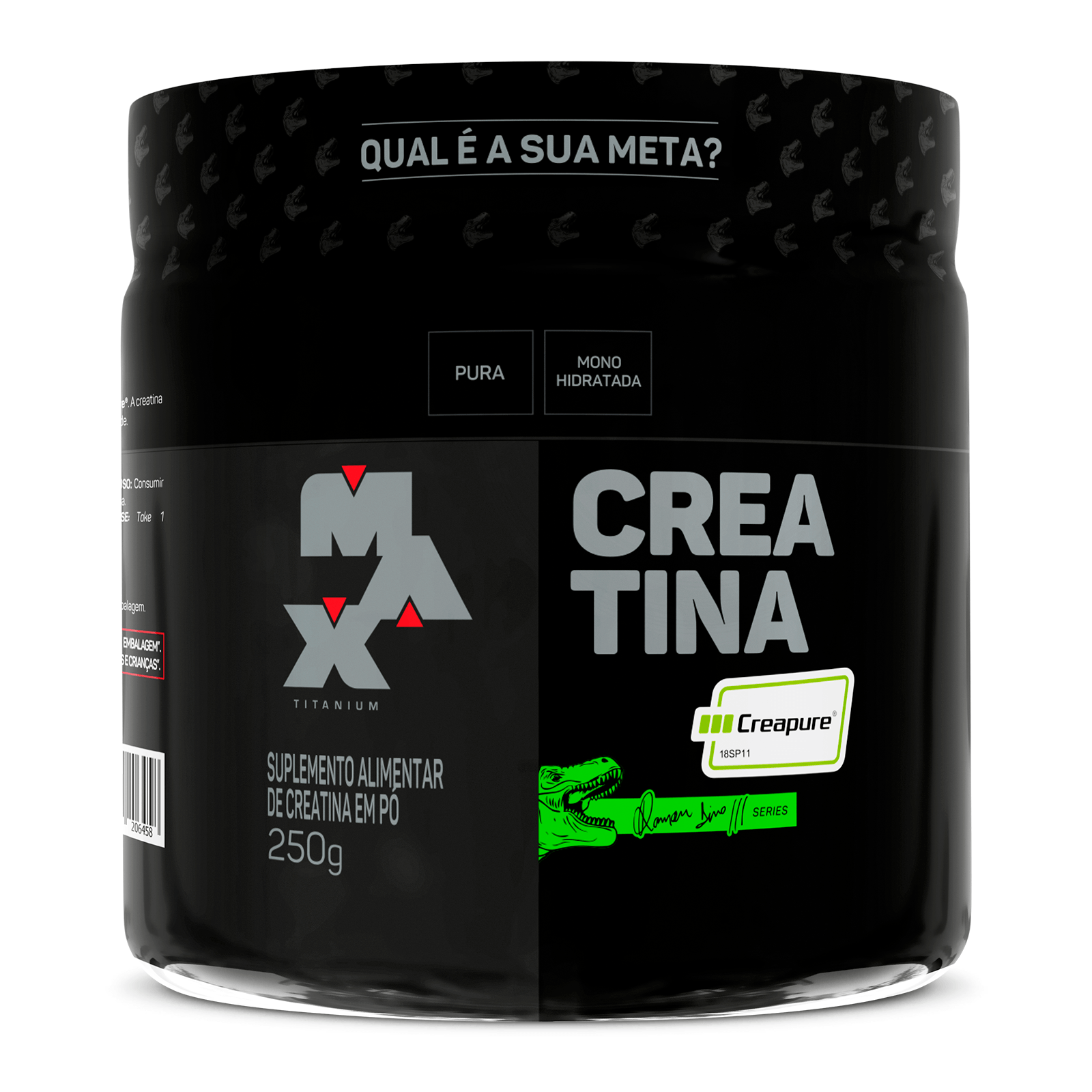 Creatina Creapure 250g – Linha Dino Max Titanium
