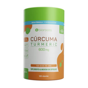 Curcuma 600Mg Bioroots 120 Cápsulas