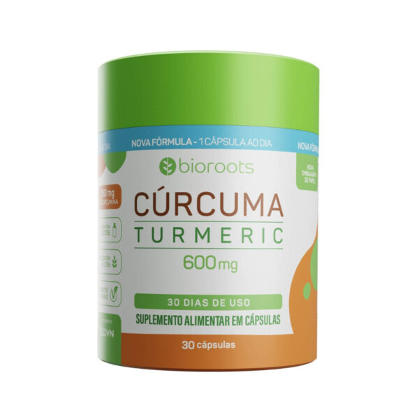 Cúrcuma 600 Mg Bioroots 30 Cápsulas