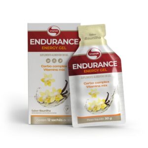 Endurance Energy Gel Vitafor Baunilha 12 Sachês de 30g