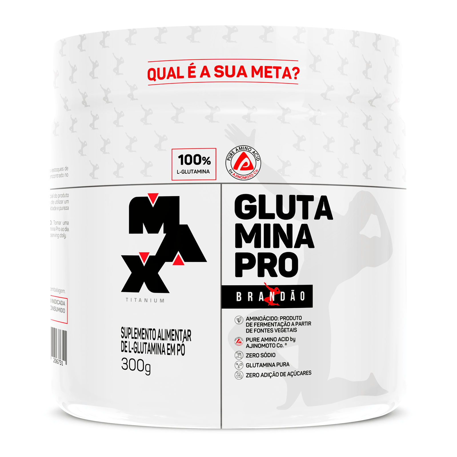 Glutamina Pro Rafael Brandão 300gr